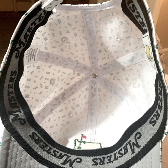 2022 Masters White Tech Jumble Hat AUGUSTA NATIONAL GOLF CLUB PGA - Picture 6 of 10